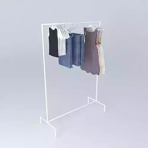 floor macaw with clothes