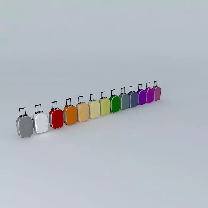 colored bags Free 3D model