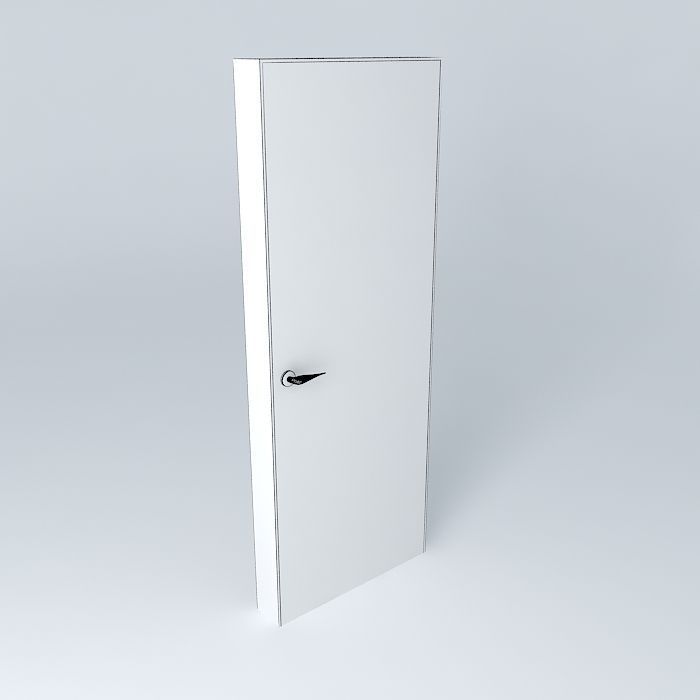 porta de 80cm Free 3D model_3