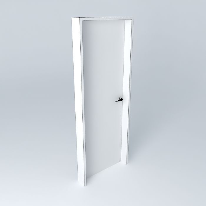 porta de 80cm Free 3D model_4