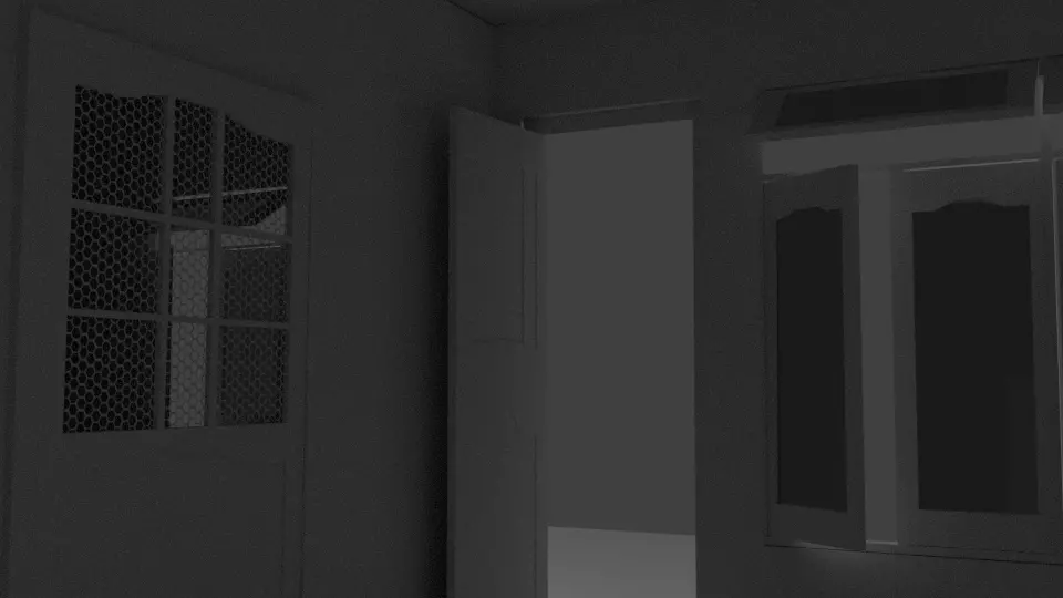 house with interior and exterior 3D model