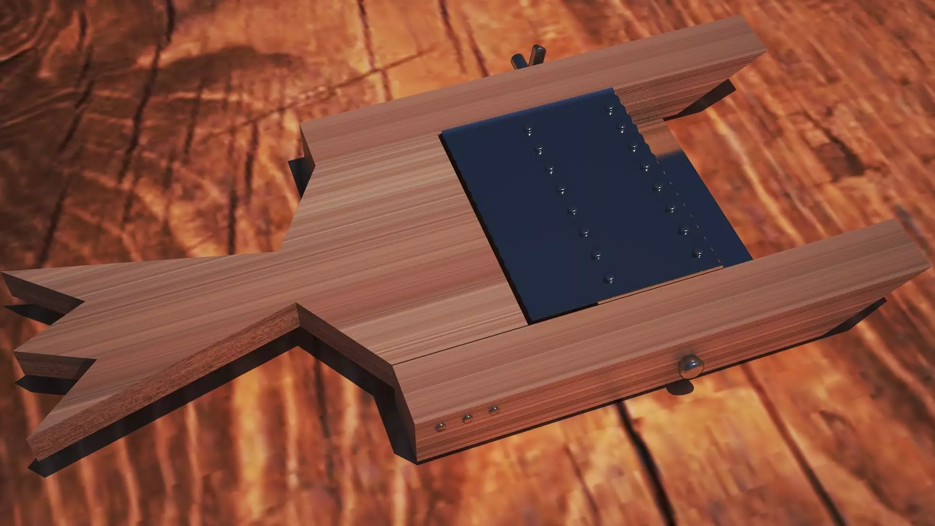 Wood Chopper Low-poly 3D model