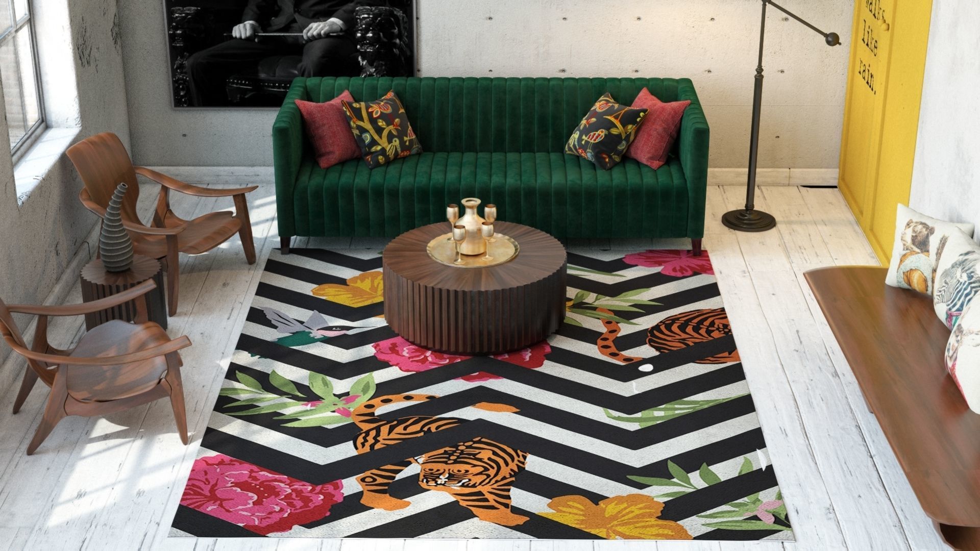 ARTIST LIVING ROOM  3D model_6