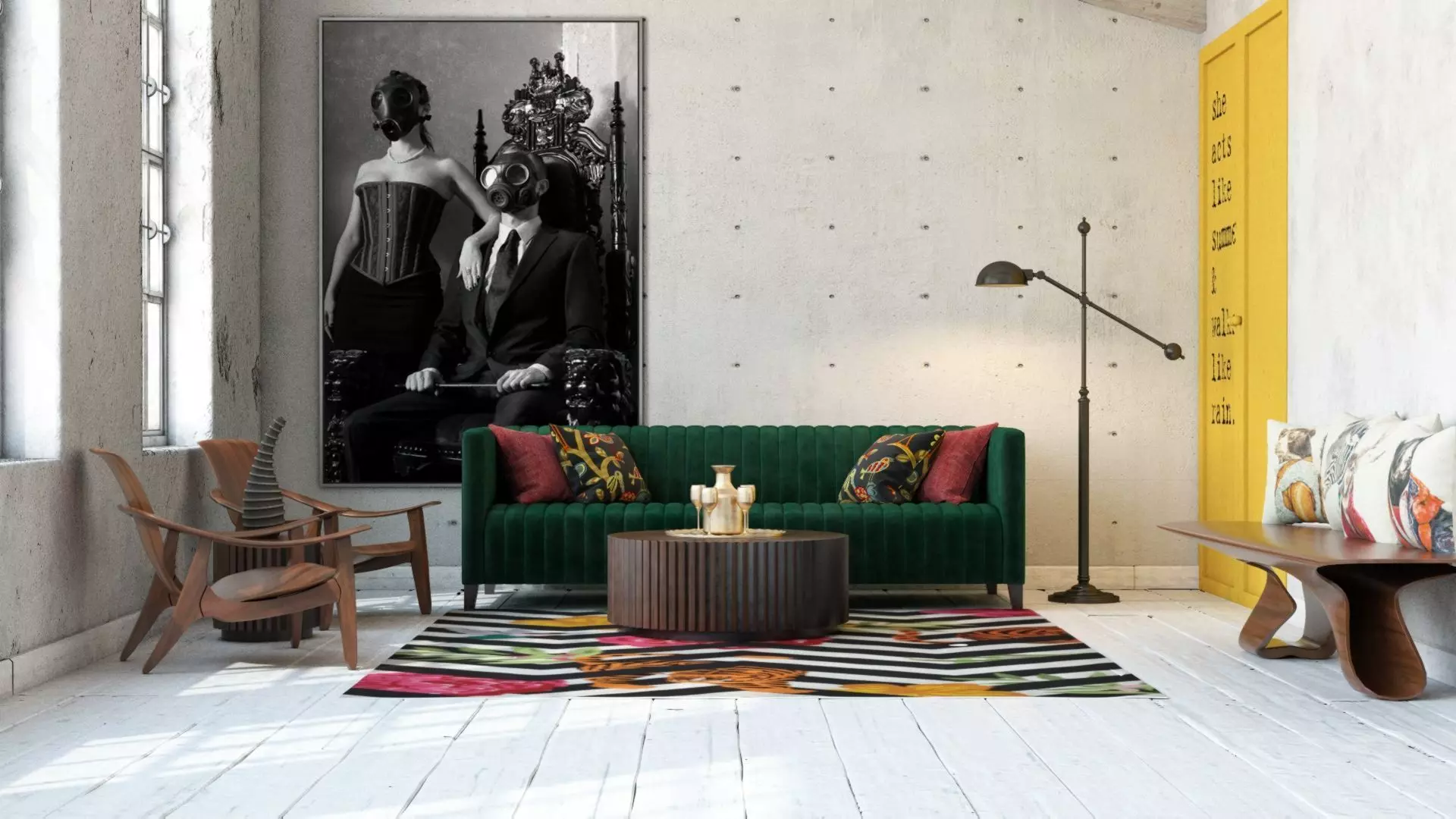 ARTIST LIVING ROOM  3D model_0