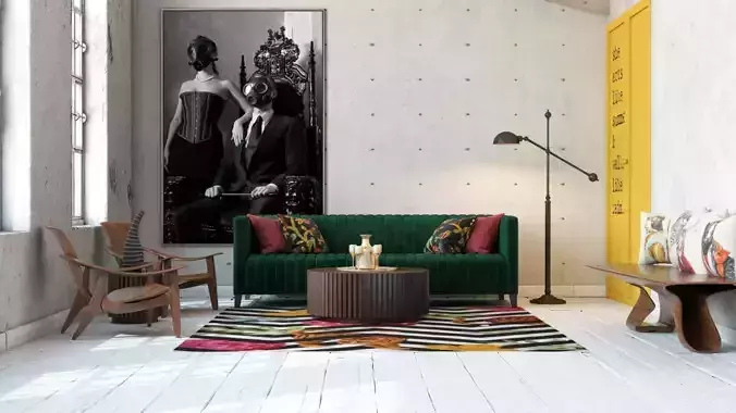 ARTIST LIVING ROOM  3D model