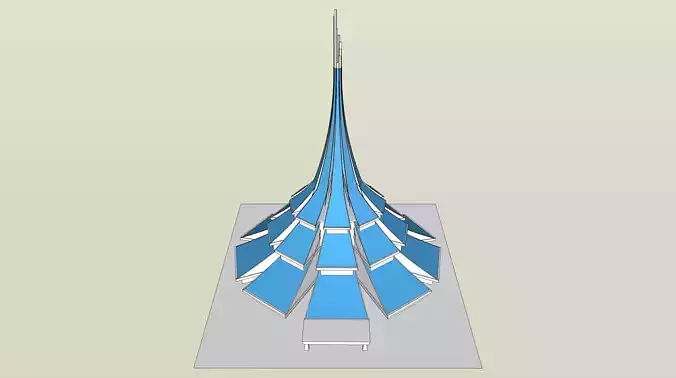 MBKS Office Building Low-poly 3D model