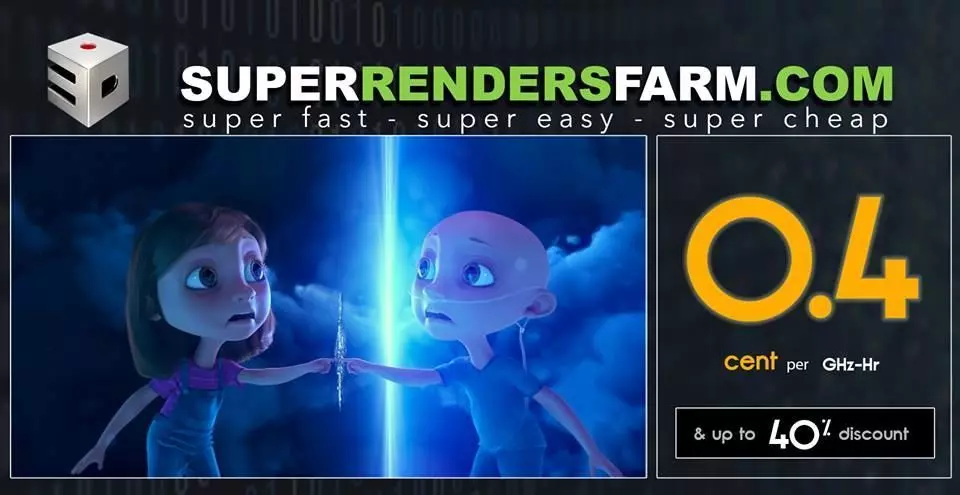 Cloud Render Farm Service Free 3D model