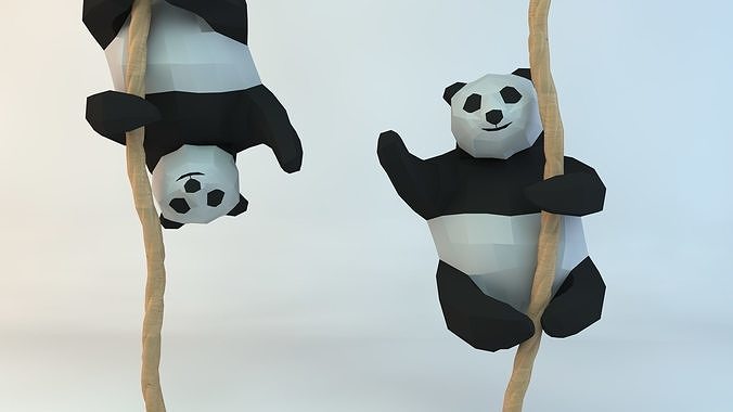 Lowpoly Cute Animal Low-poly 3D print model