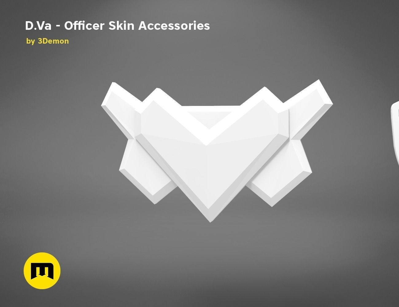 DVa officer accessories -  OVERWATCH 3D PRINT MODEL 3D print model_7