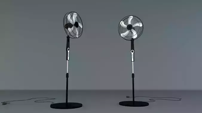 Electric Floor Fan 3D model