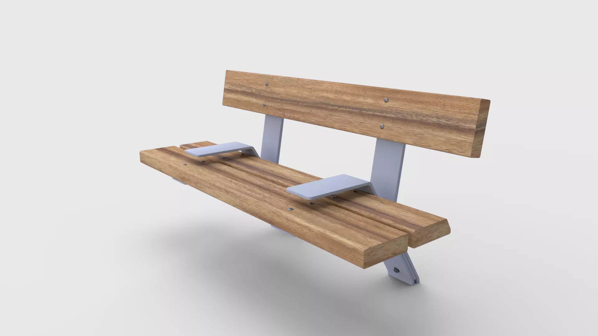 Bench wooden 3D model
