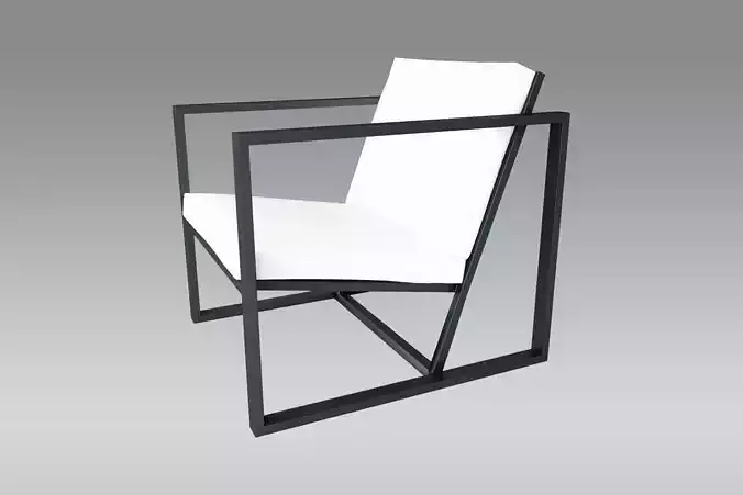 Metallic Armchair 