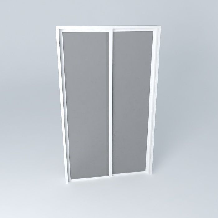 sliding door Free 3D model_2