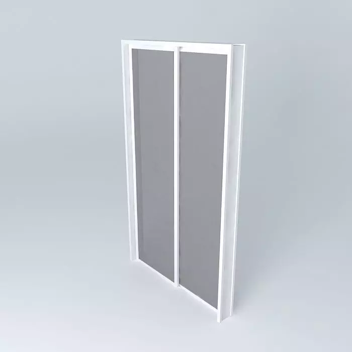 sliding door Free 3D model_0