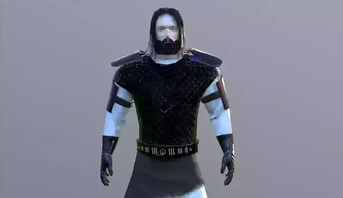 Game Character Low-poly 3D model