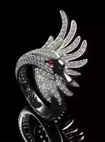 Swan ring exclusive 