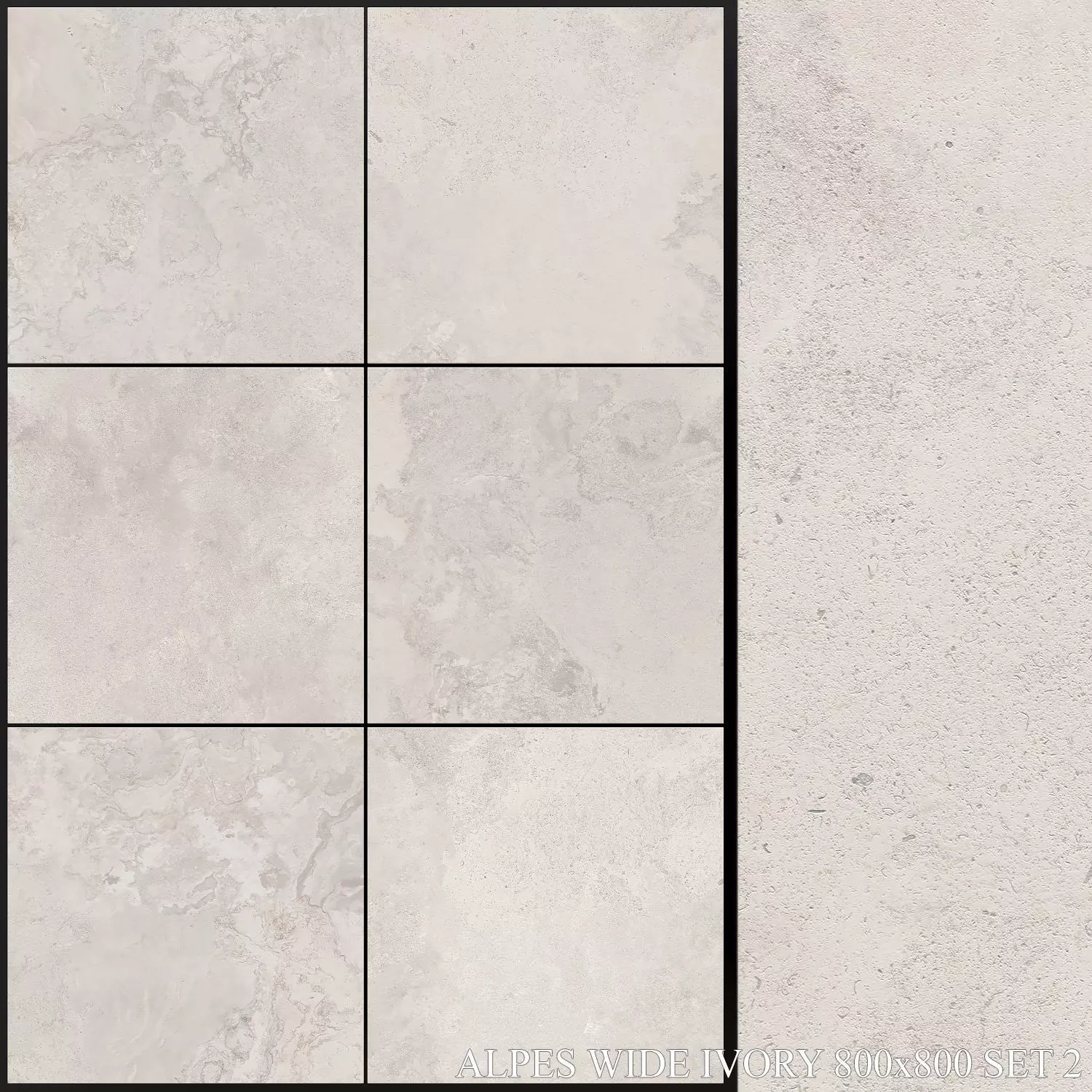 ABK Alpes Wide Ivory 800x800 Set 2 3D model_0