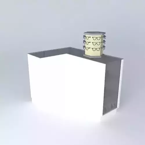 Exhibitor eyewear watches and perfumes Free 3D model