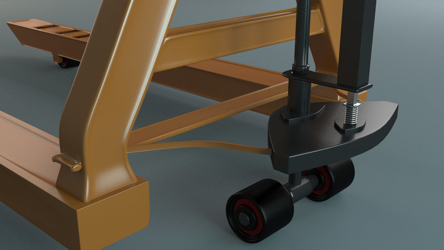 Hand Pallet Truck 3D model_1
