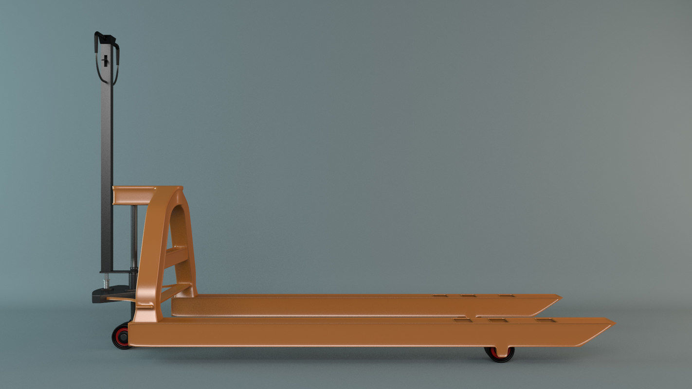 Hand Pallet Truck 3D model_2