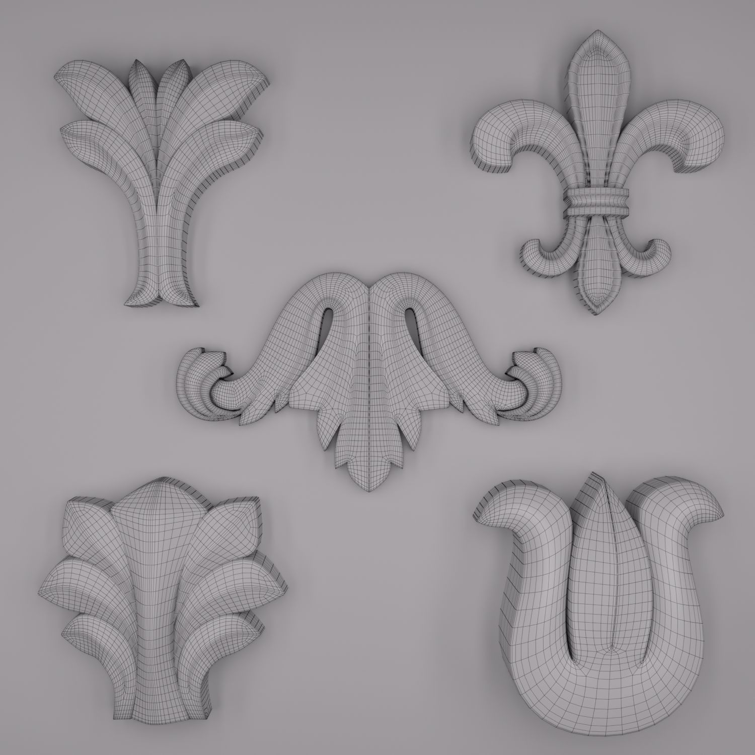 Trim Ornament 18 3D model_1