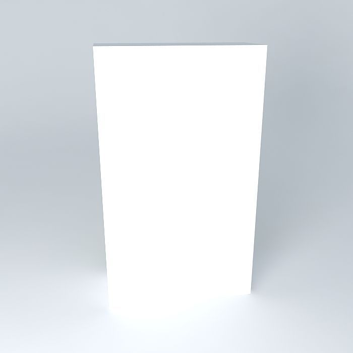 Mobile glass doors Free 3D model_2