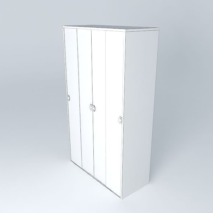 Mobile glass doors Free 3D model_3