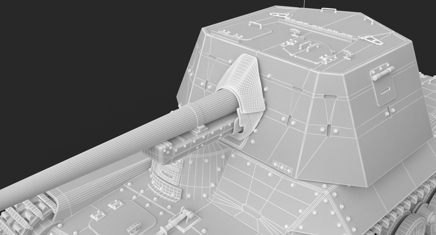 Tank Type 3 Ho Ni III Japan Clay Vray 3D model_24