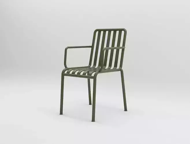 olive palissade arm chair hay design illopop 3D model