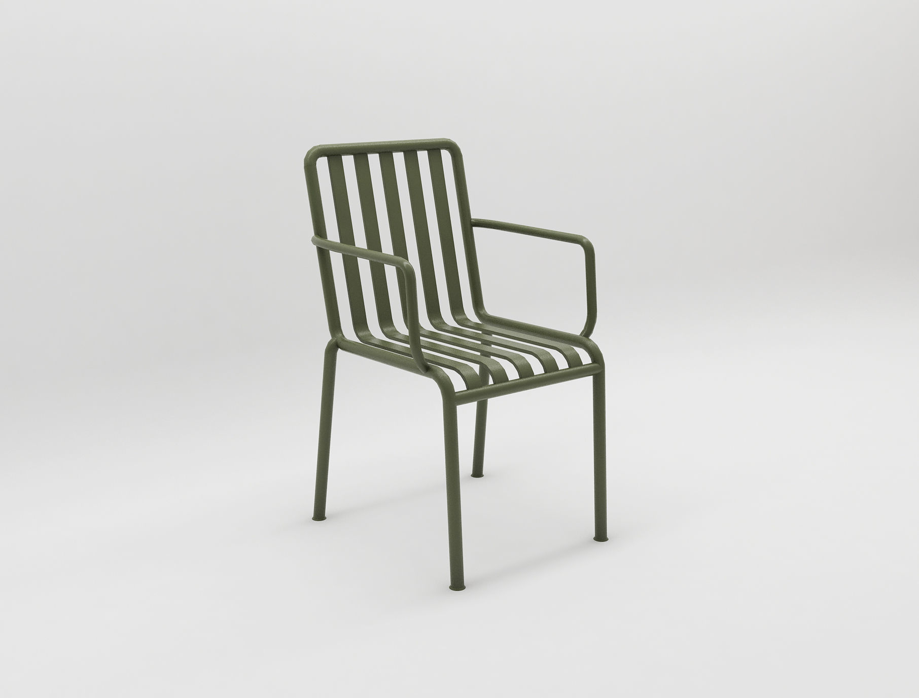 olive palissade arm chair hay design illopop 3D model_3