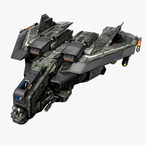 A-30 Thunderbolt Camo Low-poly 3D model