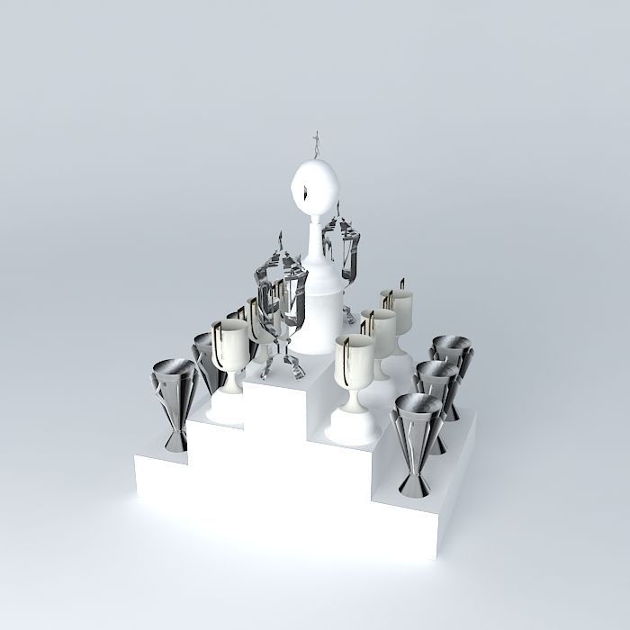 central exhibitor troféus Free 3D model_1