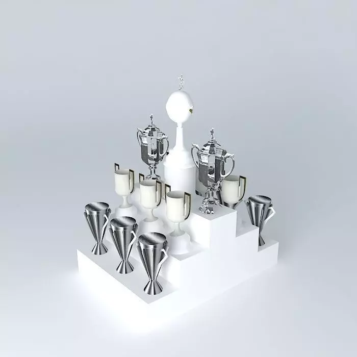 central exhibitor troféus Free 3D model_0