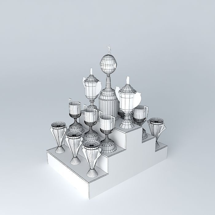 central exhibitor troféus Free 3D model_3