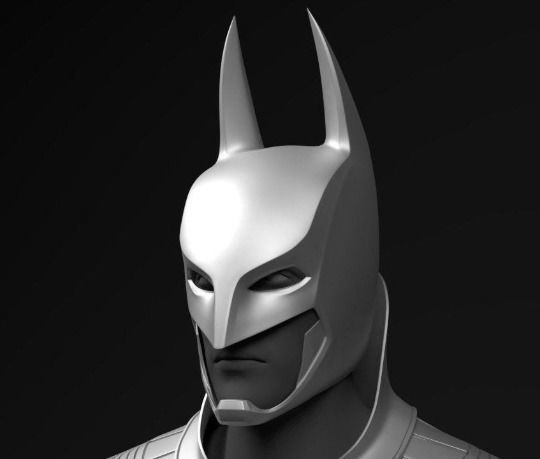 Batman Anime Cowl and Helmet Wearable 3D Printable Model 3D print model_7