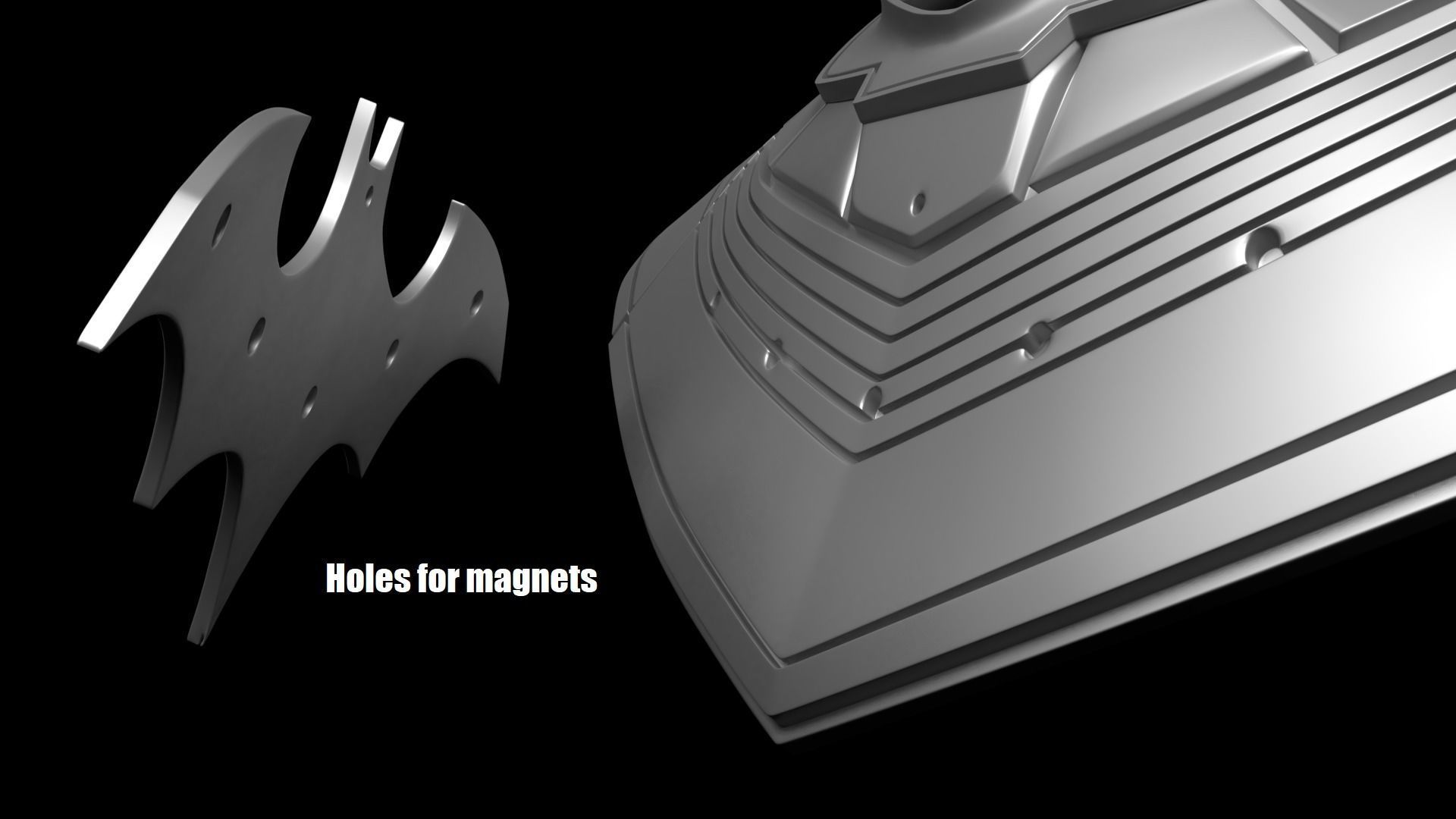 Batman Anime Cowl and Helmet Wearable 3D Printable Model 3D print model_8