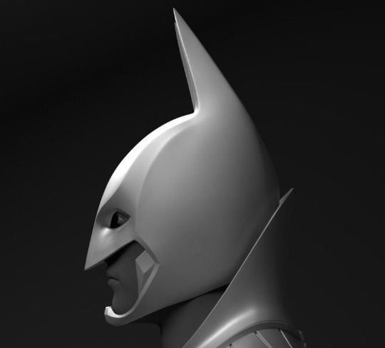 Batman Anime Cowl and Helmet Wearable 3D Printable Model 3D print model_6