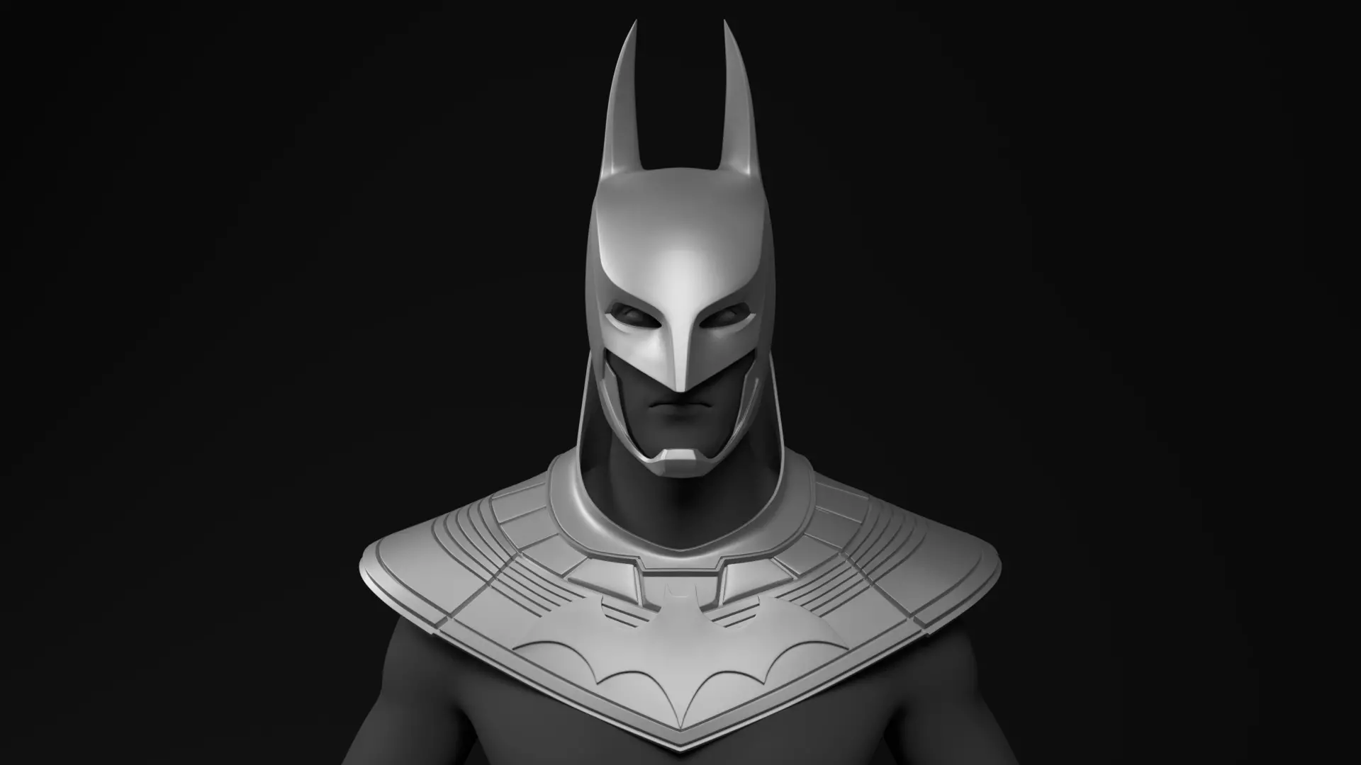 Batman Anime Cowl and Helmet Wearable 3D Printable Model 3D print model_0