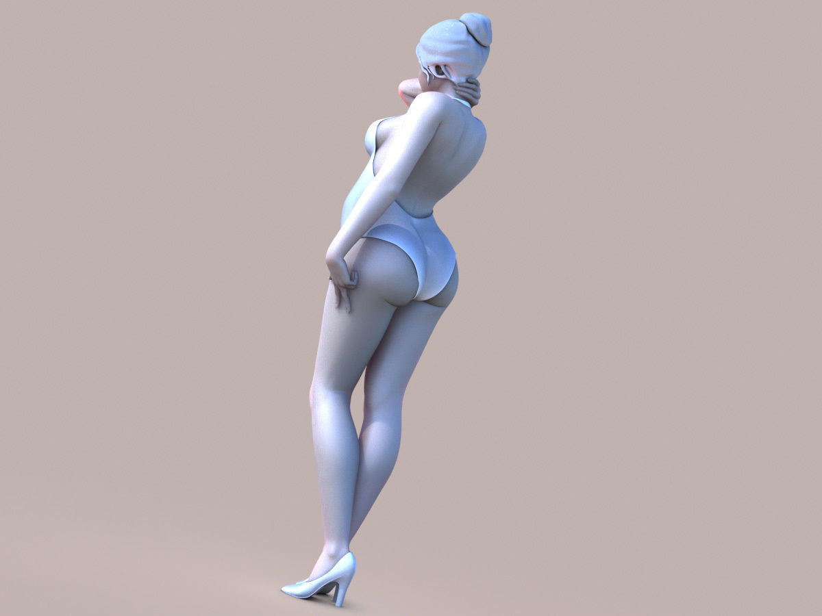 Chubby Lady 3D print model_6