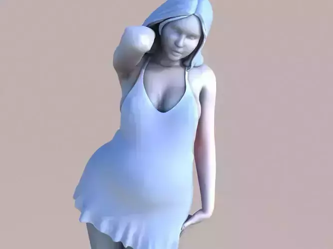 Chubby Lady 3D print model