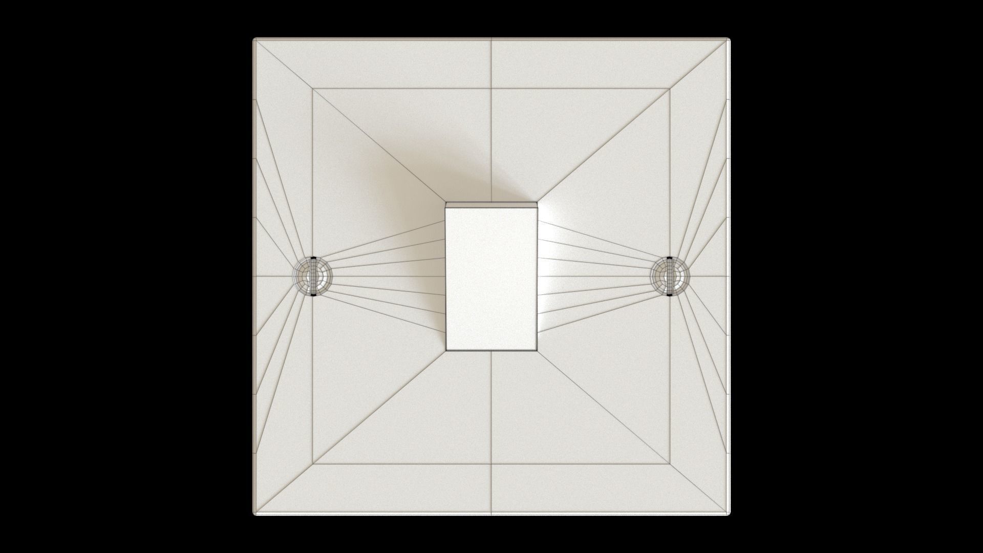Generic Low Poly Light Switch 3D model_2