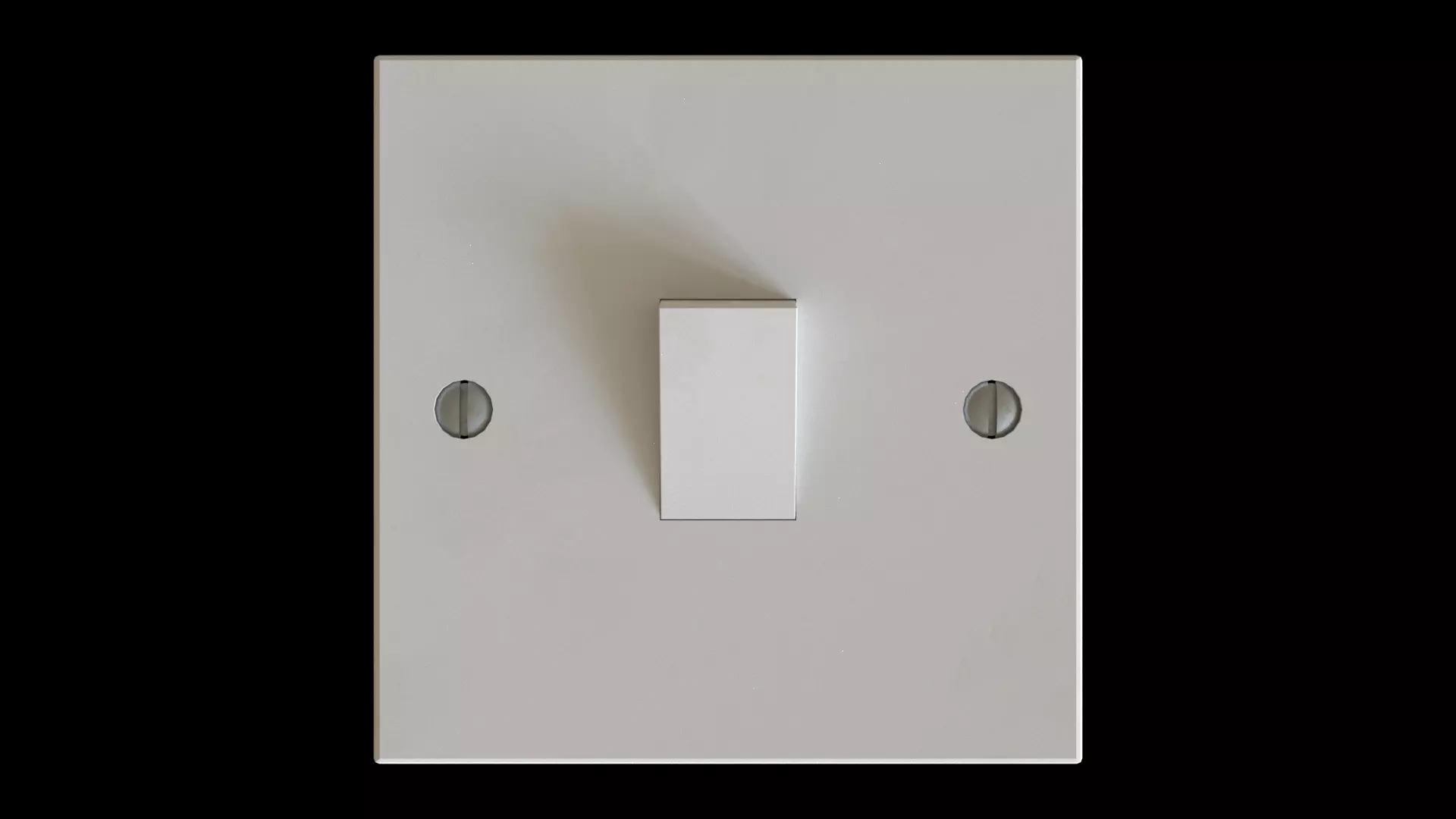 Generic Low Poly Light Switch 3D model_0