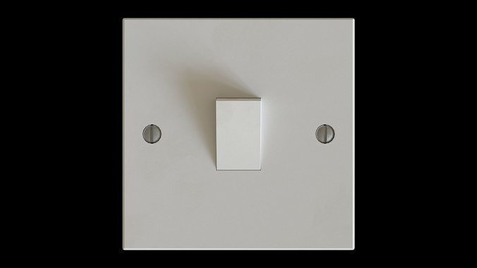 Generic Low Poly Light Switch 3D model