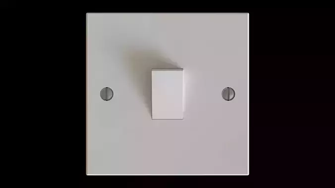Generic Low Poly Light Switch 3D model