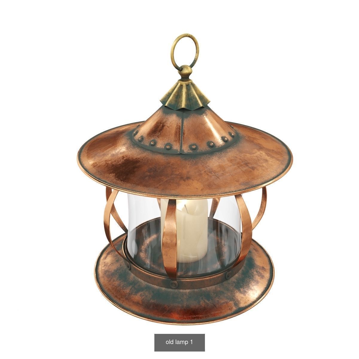 Vintage lamps 3D Model Collection_1