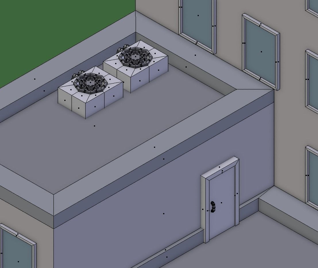 Cartoon Low Poly Hospital Low-poly 3D model_9