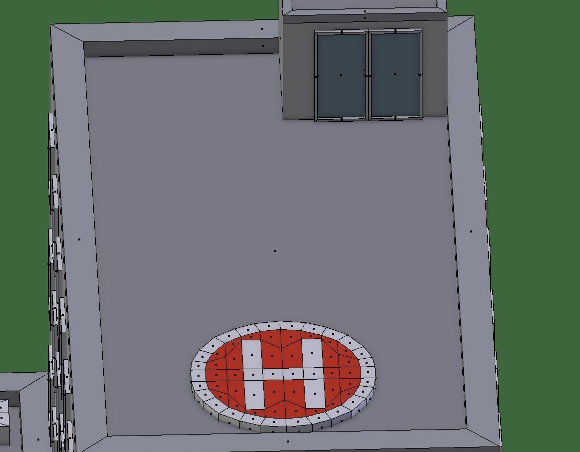 Cartoon Low Poly Hospital Low-poly 3D model_7