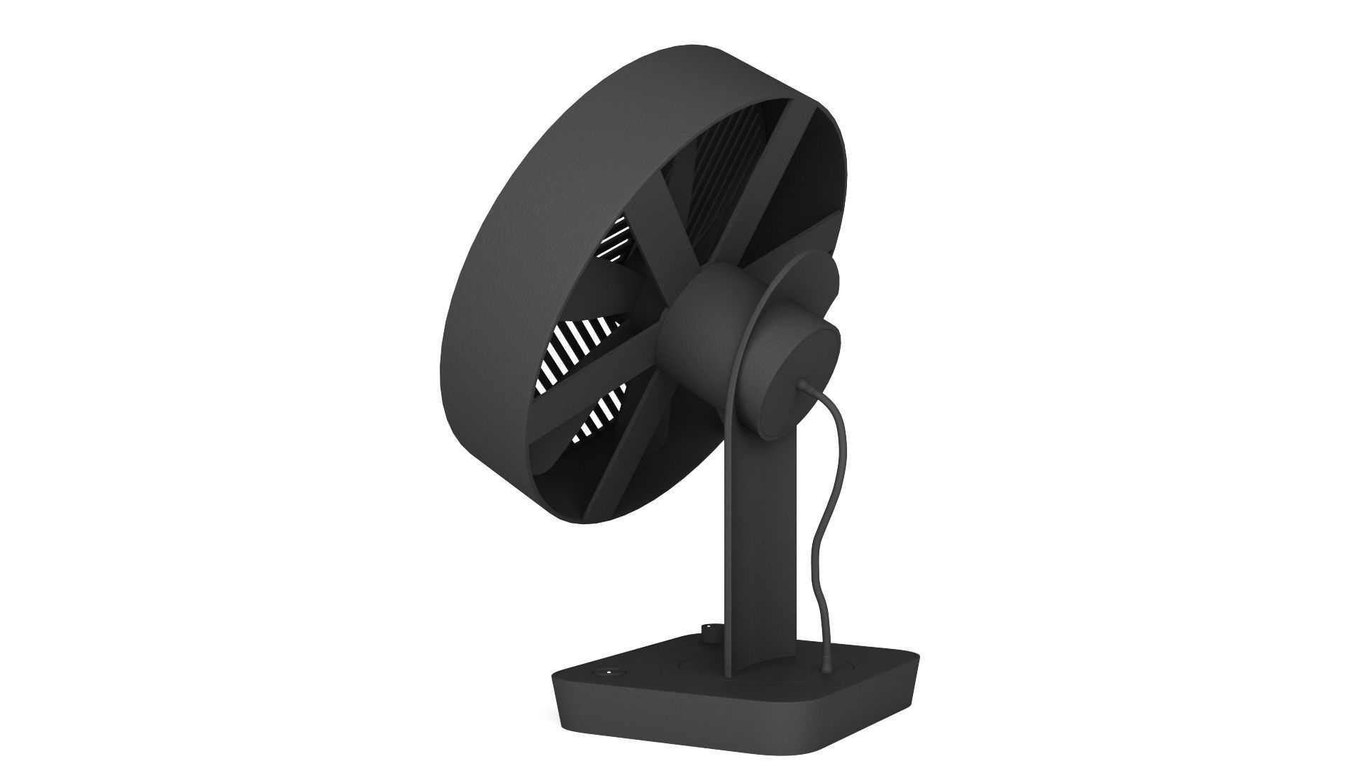 Desktop Fan - 3ds Max 3D model_5