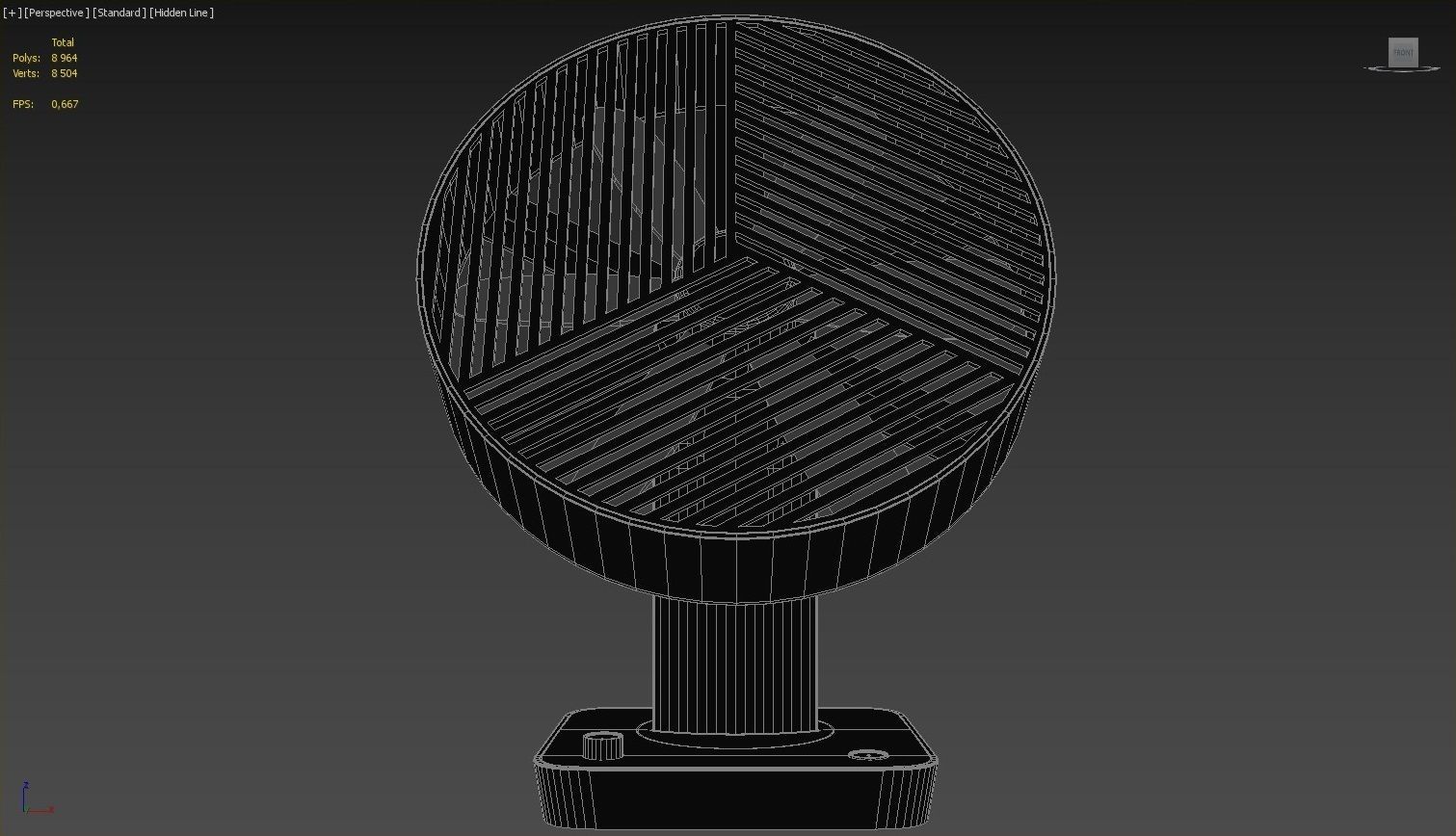 Desktop Fan - 3ds Max 3D model_25