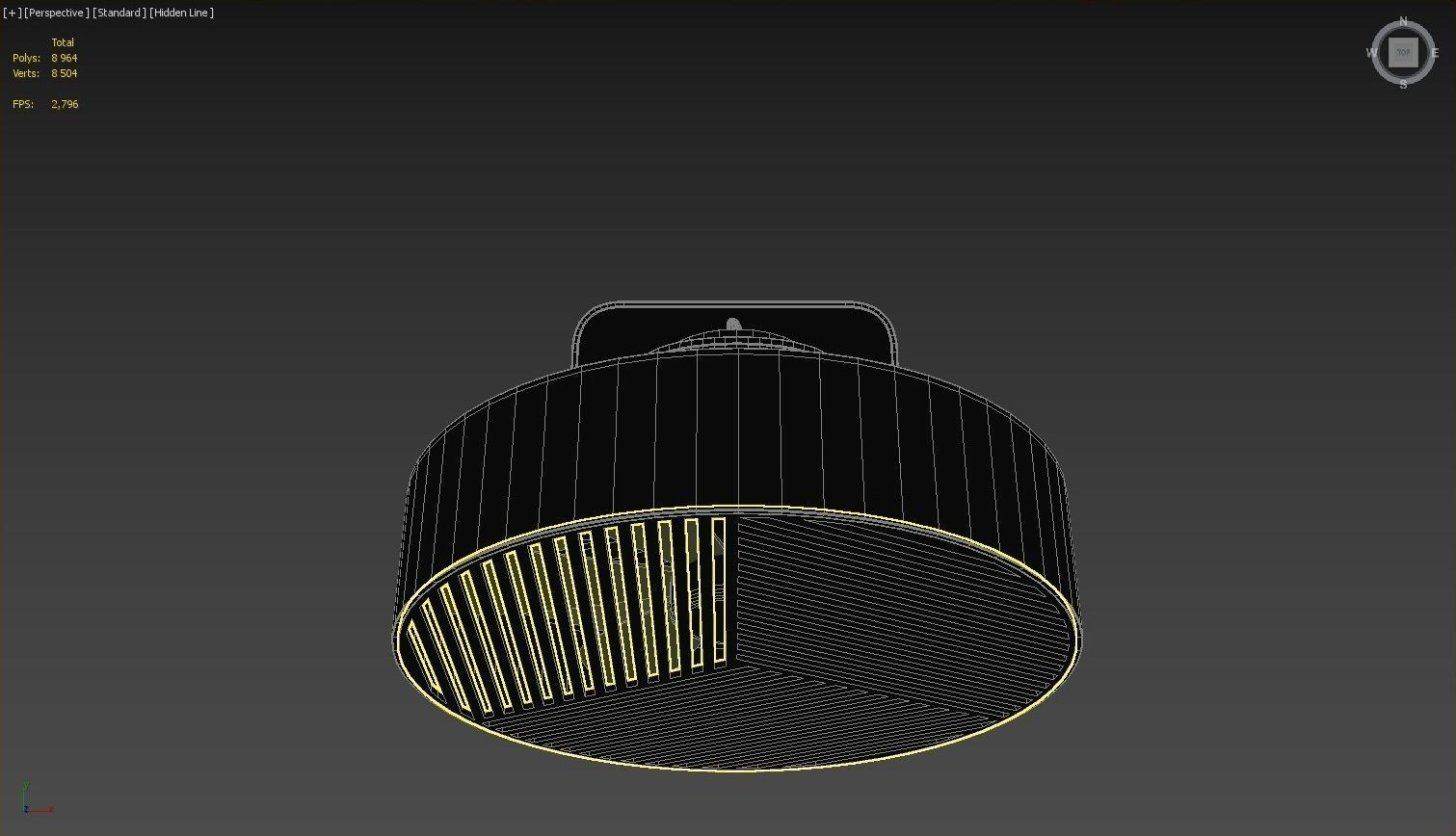 Desktop Fan - 3ds Max 3D model_29